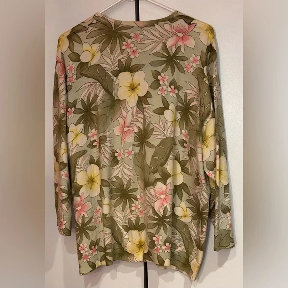 Pendleton Floral Sweater Cardigan - Picture 4 of 9